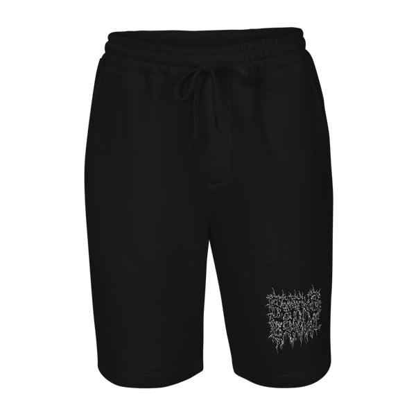 Logo fleece shorts